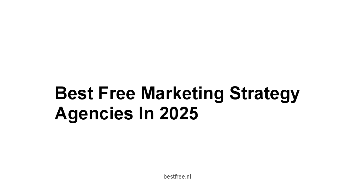 Best Free Marketing Strategy Agencies in 2025 1 by BestFREE.nl