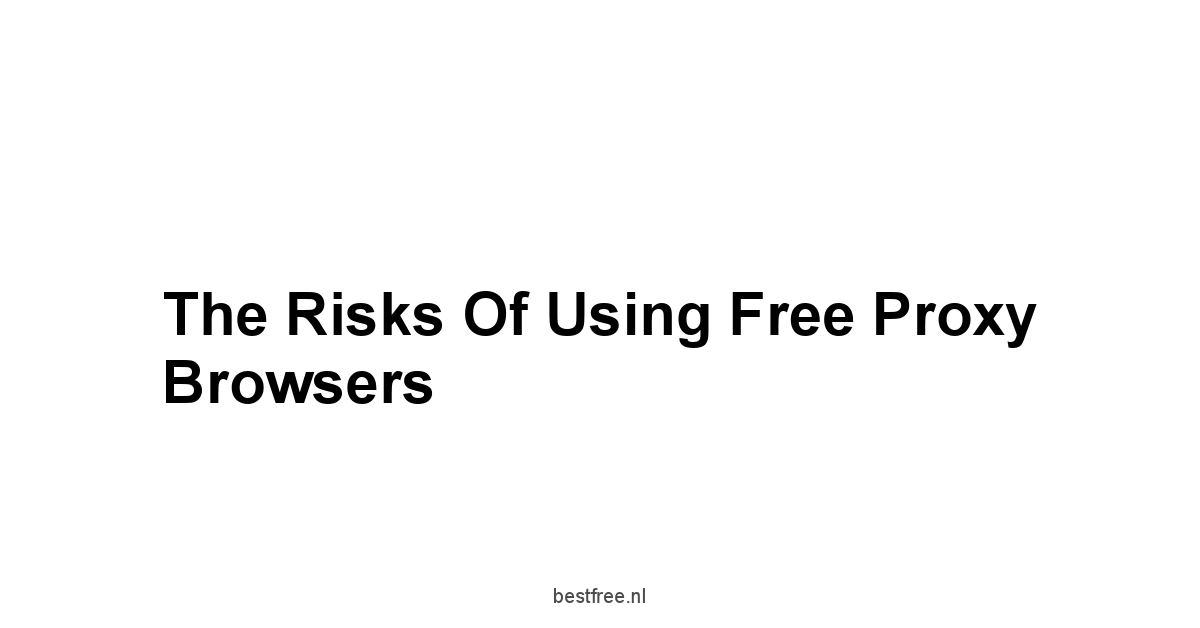 The Risks of Using Free Proxy Browsers