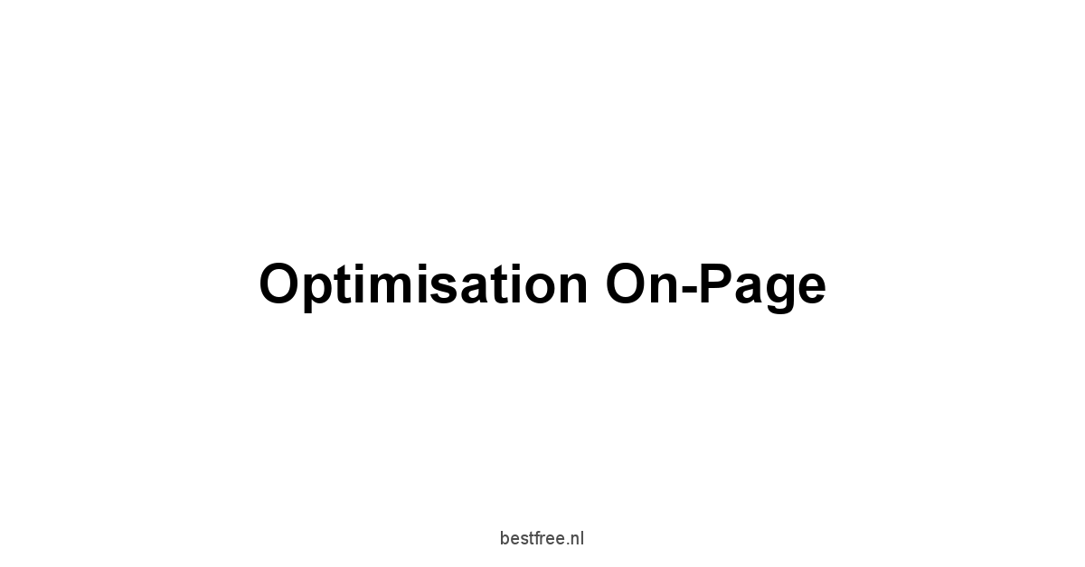 Optimisation On-Page