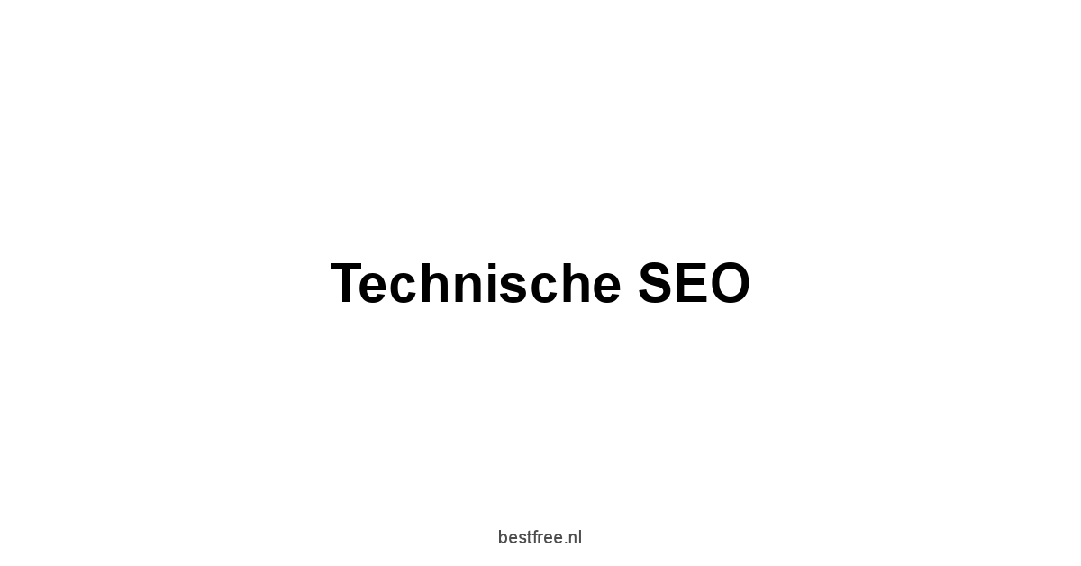 Technische SEO