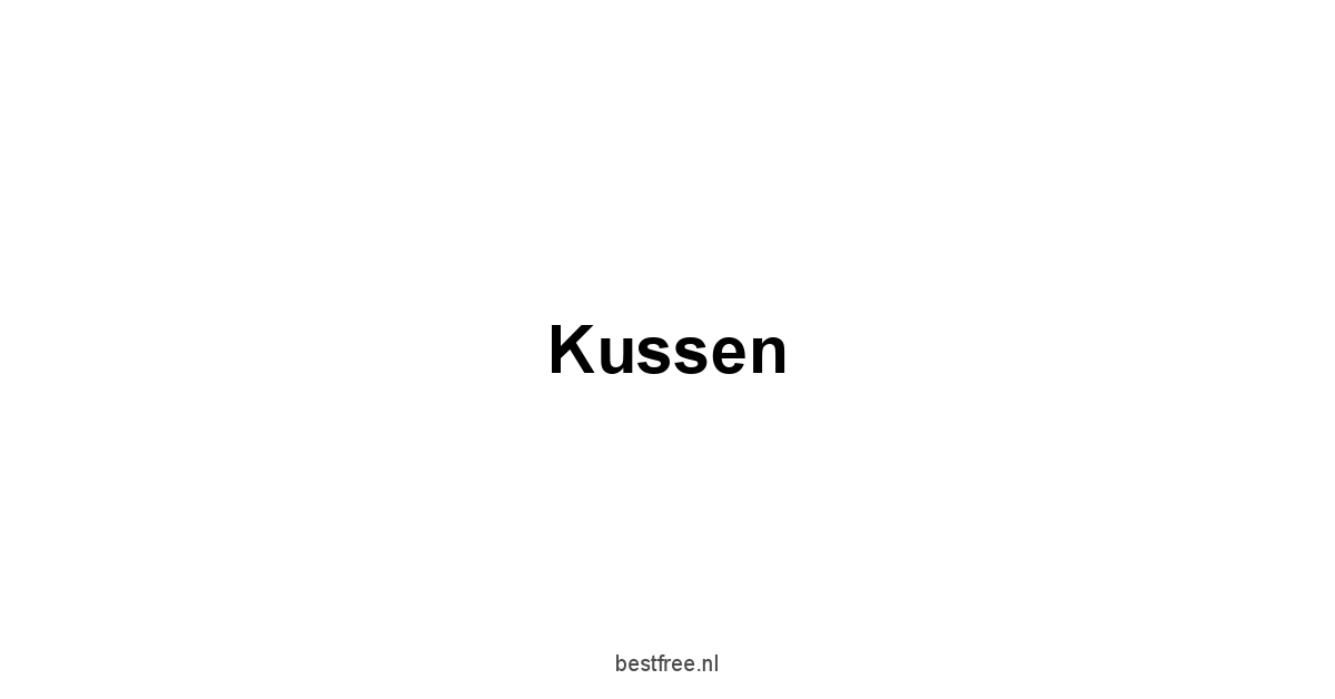 Kussen 1 by BestFREE.nl