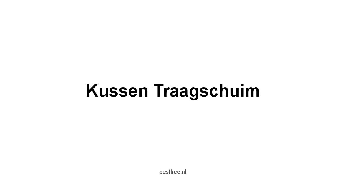 Kussen Traagschuim 1 by BestFREE.nl