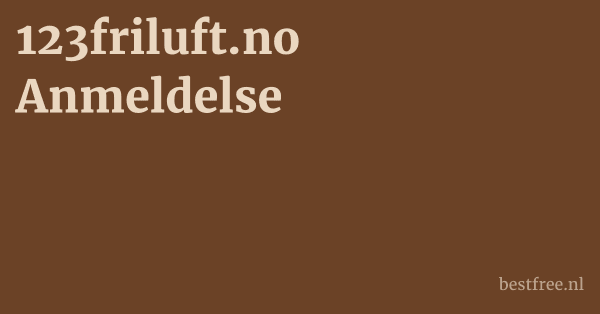 123friluft.no Anmeldelse