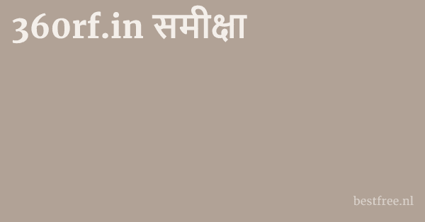 360rf.in समीक्षा 1 by BestFREE.nl