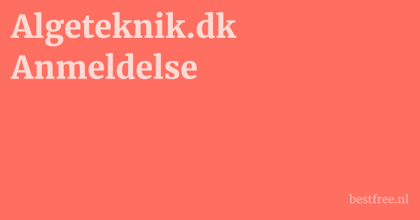 Algeteknik.dk Anmeldelse 1 by BestFREE.nl