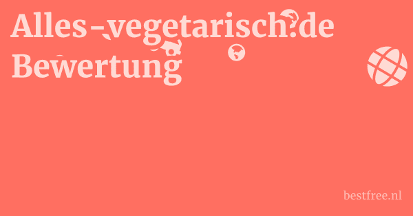 Alles-vegetarisch.de Bewertung 1 by BestFREE.nl