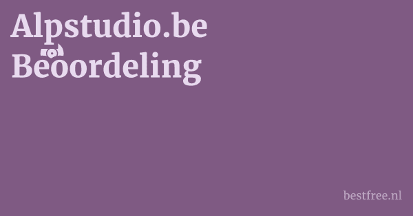 Alpstudio.be Beoordeling 1 by BestFREE.nl