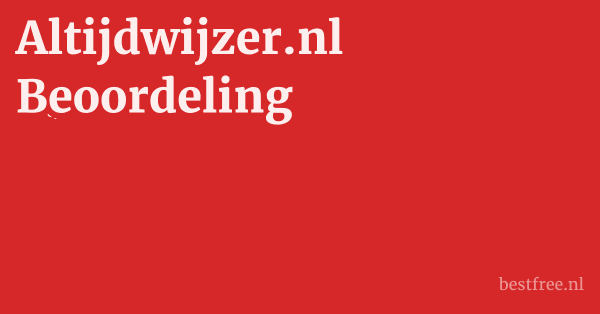 Altijdwijzer.nl Beoordeling 1 by BestFREE.nl