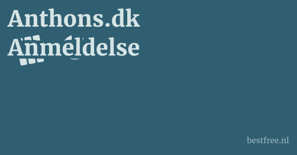 Anthons.dk Anmeldelse 1 by BestFREE.nl