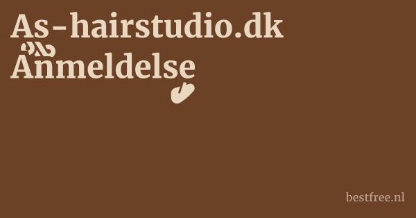 As-hairstudio.dk Anmeldelse 1 by BestFREE.nl