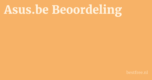Asus.be Beoordeling 1 by BestFREE.nl