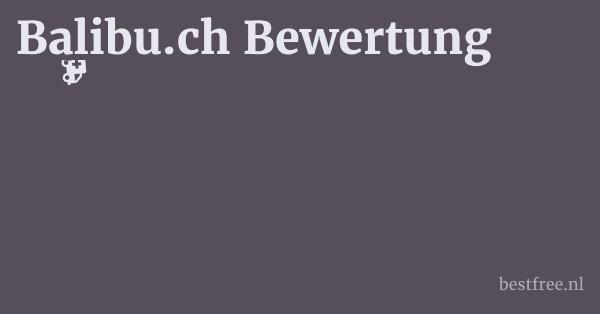 Balibu.ch Bewertung