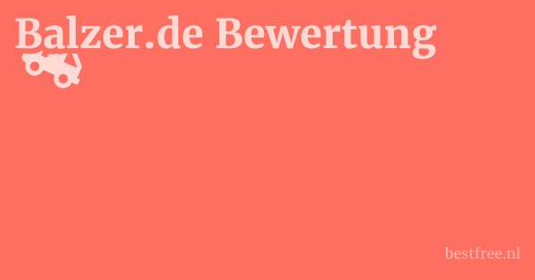 Balzer.de Bewertung 1 by BestFREE.nl