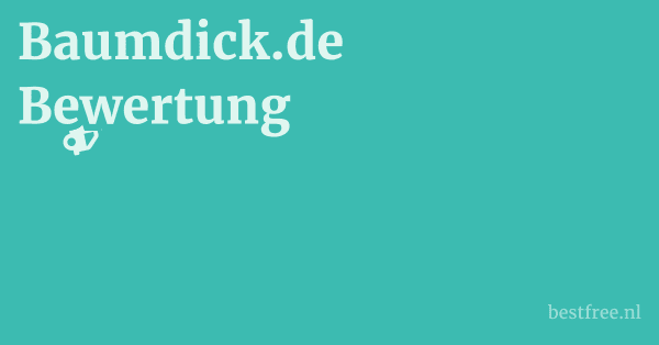 Baumdick.de Bewertung 1 by BestFREE.nl
