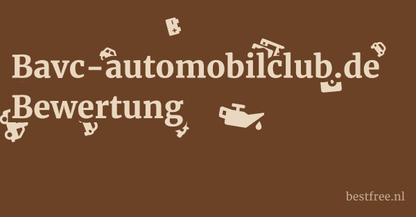 Bavc-automobilclub.de Bewertung 1 by BestFREE.nl