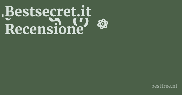 Bestsecret.it Recensione 1 by BestFREE.nl