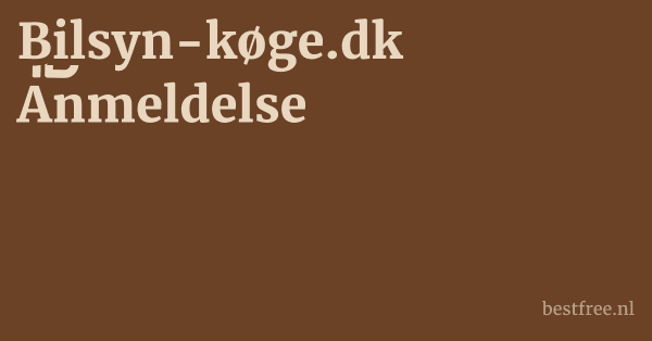 Bilsyn-køge.dk Anmeldelse 1 by BestFREE.nl