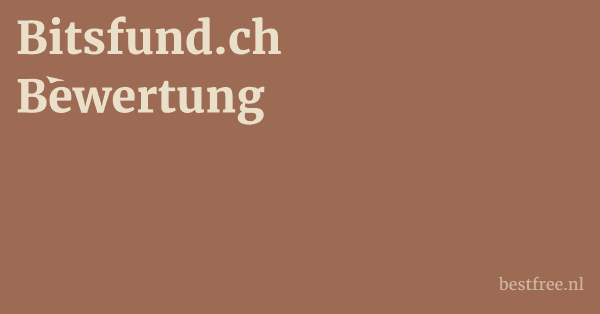 Bitsfund.ch Bewertung