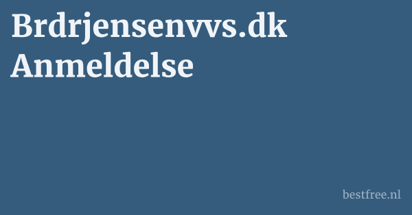 Brdrjensenvvs.dk Anmeldelse 1 by BestFREE.nl