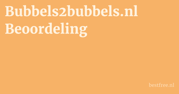 Bubbels2bubbels.nl Beoordeling 1 by BestFREE.nl