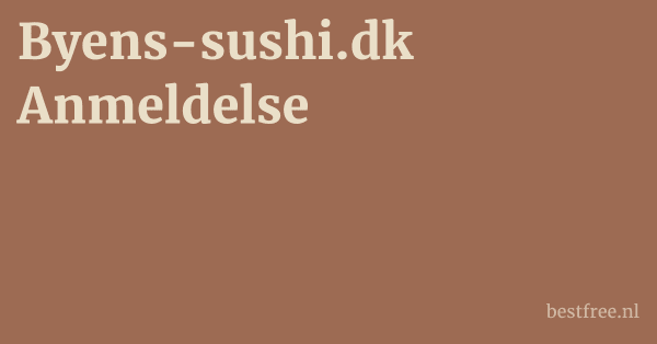 Byens-sushi.dk Anmeldelse 1 by BestFREE.nl