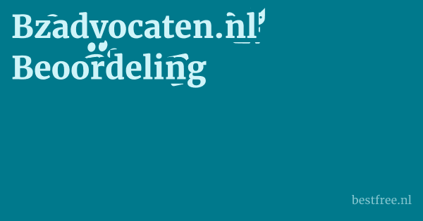 Bzadvocaten.nl Beoordeling 1 by BestFREE.nl