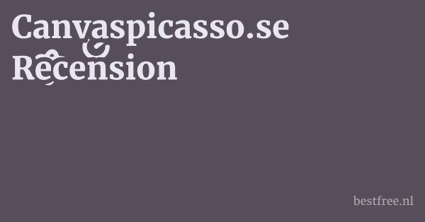 Canvaspicasso.se Recension 1 by BestFREE.nl
