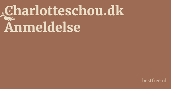 Charlotteschou.dk Anmeldelse 1 by BestFREE.nl