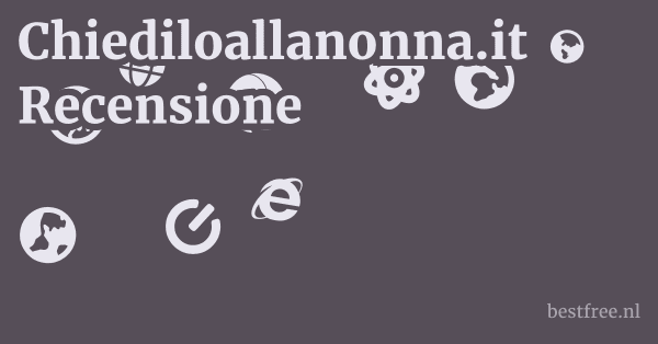 Chiediloallanonna.it Recensione 1 by BestFREE.nl
