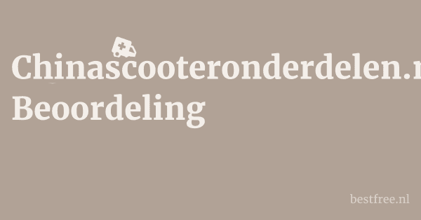 Chinascooteronderdelen.nl Beoordeling 1 by BestFREE.nl
