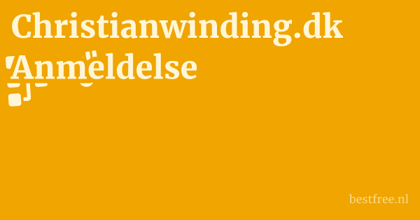 Christianwinding.dk Anmeldelse 1 by BestFREE.nl