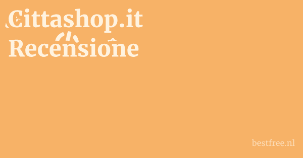 Cittashop.it Recensione 1 by BestFREE.nl