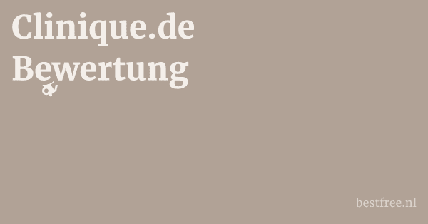 Clinique.de Bewertung 1 by BestFREE.nl