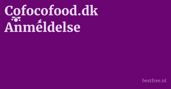 Cofocofood.dk Anmeldelse 1 by BestFREE.nl