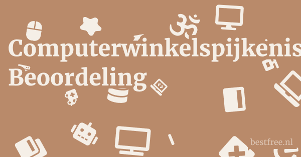 Computerwinkelspijkenisse.nl Beoordeling 1 by BestFREE.nl