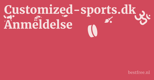Customized-sports.dk Anmeldelse 1 by BestFREE.nl