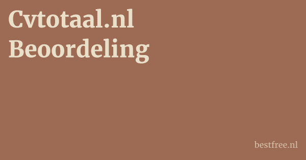 Cvtotaal.nl Beoordeling 1 by BestFREE.nl