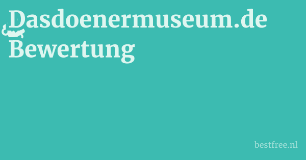 Dasdoenermuseum.de Bewertung 1 by BestFREE.nl