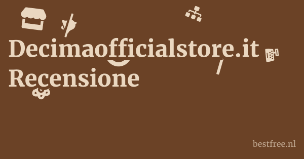 Decimaofficialstore.it Recensione 1 by BestFREE.nl