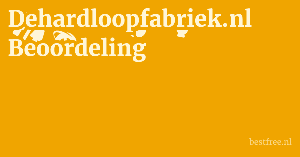 Dehardloopfabriek.nl Beoordeling 1 by BestFREE.nl