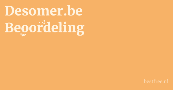 Desomer.be Beoordeling