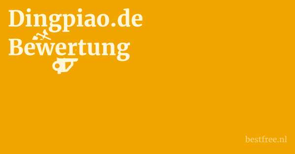 Dingpiao.de Bewertung