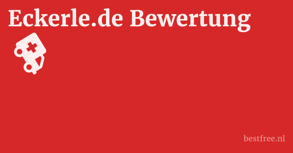 Eckerle.de Bewertung 1 by BestFREE.nl