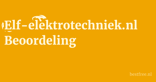 Elf-elektrotechniek.nl Beoordeling 1 by BestFREE.nl
