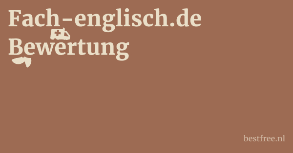 Fach-englisch.de Bewertung 1 by BestFREE.nl