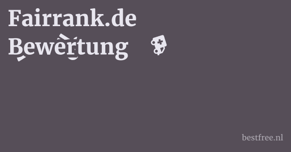 Fairrank.de Bewertung 1 by BestFREE.nl