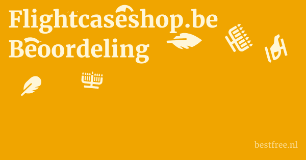 Flightcaseshop.be Beoordeling