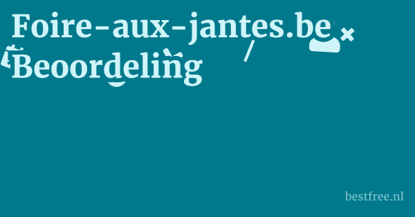 Foire-aux-jantes.be Beoordeling