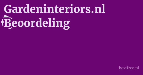 Gardeninteriors.nl Beoordeling 1 by BestFREE.nl