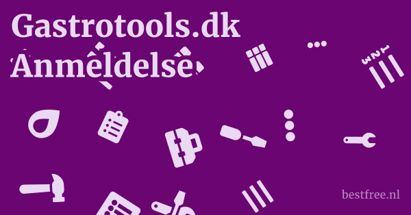 Gastrotools.dk Alternativer